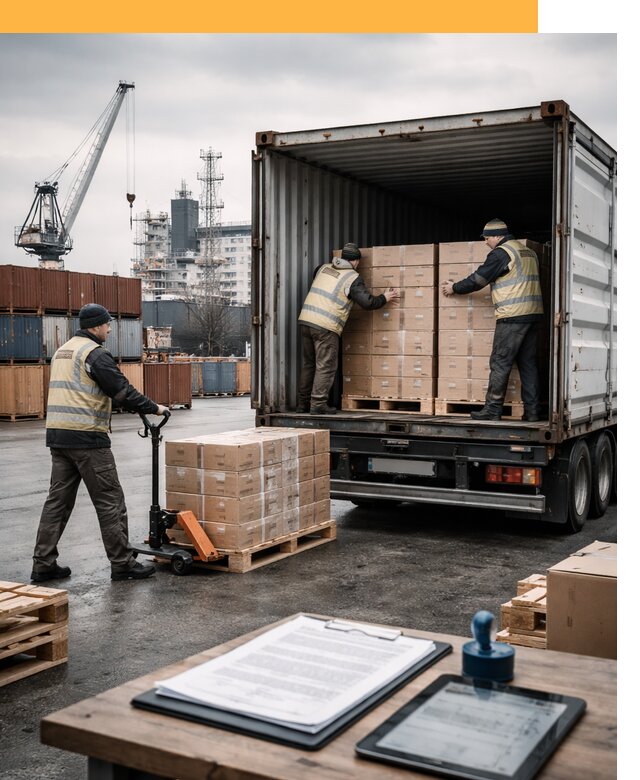 Доставка грузов из Латвии от 25635 руб, морская, авто, авиа