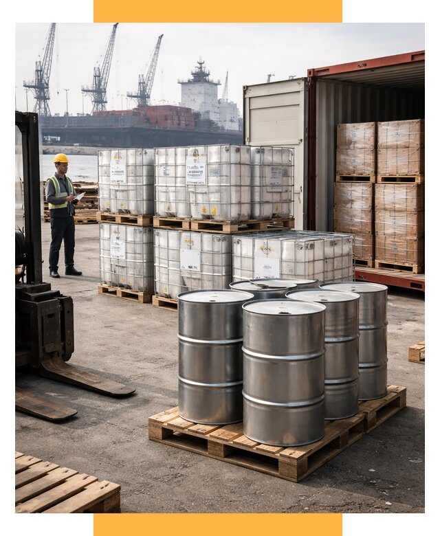 Доставка химического сырья из Индии от 256350 р. | СетСервис-Жлз