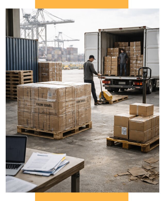 Доставка грузов из Израиля от 15381 р., логистика от СетСервис-Жлз
