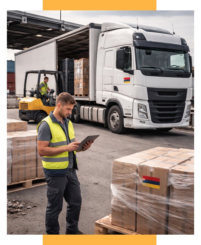 Автоперевозки из Армении от 97413 р. — услуги СетСервис-Жлз