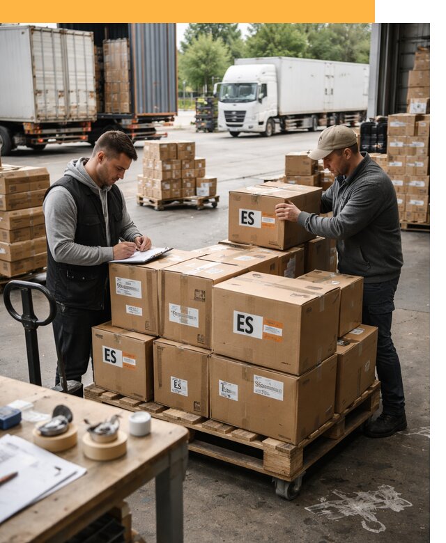 Доставка грузов в Испанию автотранспортом от 35889 руб