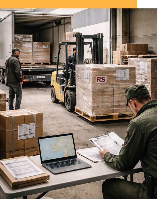 Доставка грузов в Сербию от 46143 руб, международные перевозки