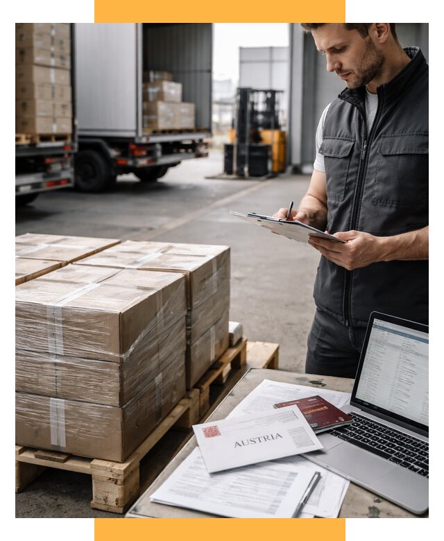 Доставка в Австрию от 66651 р. Логистика и экспорт СетСервис-Жлз