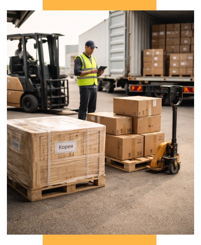 Доставка грузов в Корею из России от 35889 р. | СетСервис-Жлз