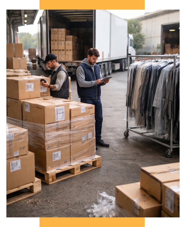 Перевозка и доставка одежды из Китая от 7691 р., СетСервис-Жлз