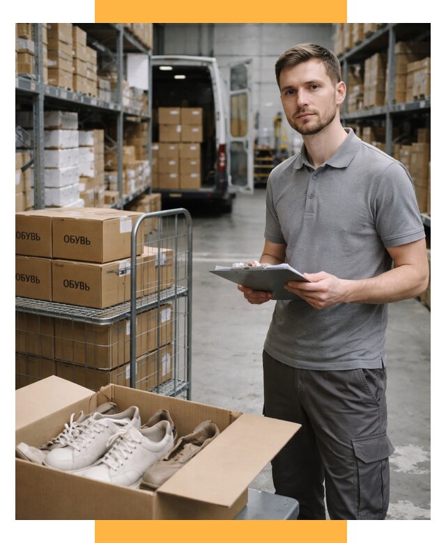 Доставка обуви из Китая и Турции от 4614 р. СетСервис-Жлз