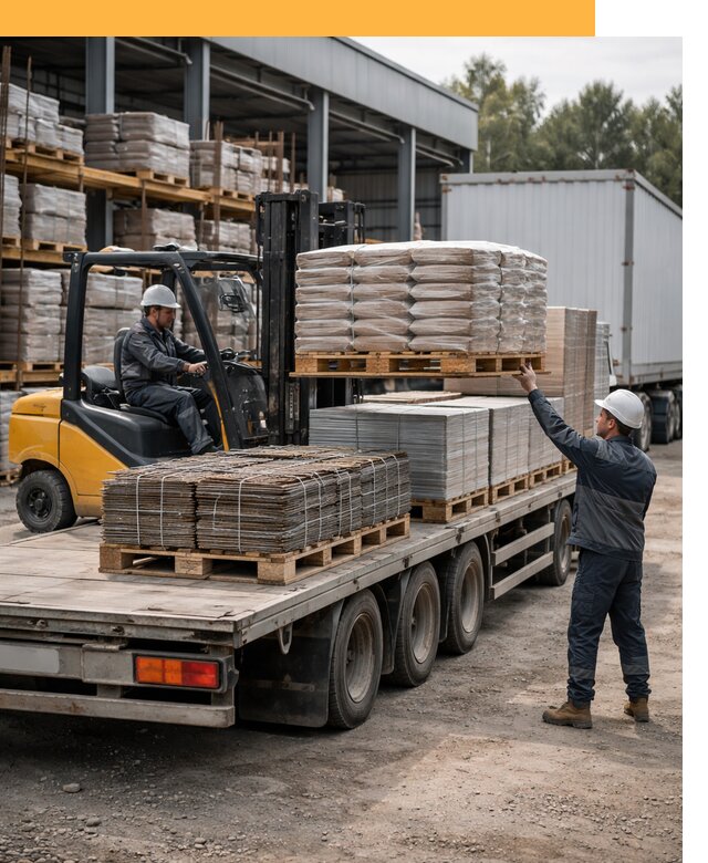 Перевозка строительных материалов по миру от 5640 руб