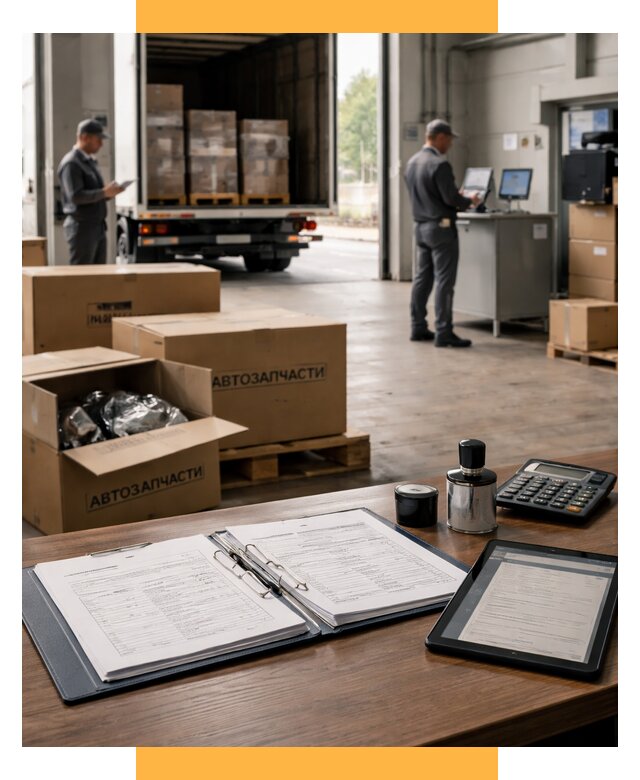 Таможенное оформление автозапчастей под ключ от 8716 р., СетСервис-Жлз