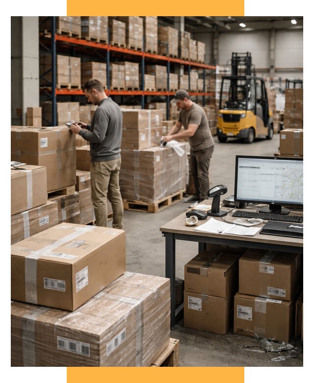 Склад консолидации в Европе от 6665 р., услуги СетСервис-Жлз