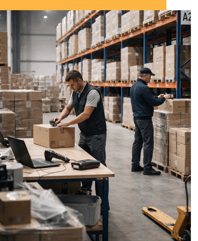 Склад консолидации в Европе: хранение, сортировка от 6665